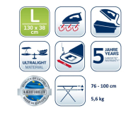 LEIFHEIT Deska do prasowania AirBoard Express L Solid (72567) - 1438632 - zdjęcie 2